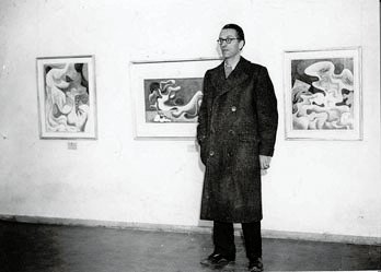 Venice, Italy, 1944, prima mostra personale alla Galleria  del Cavallino