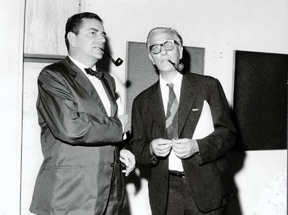 Venice, Italy, 1966, Bruno Zevi  and Mario Deluigi