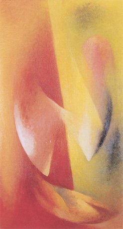 Amori (1952) Olio su tavola cm 87 x 43