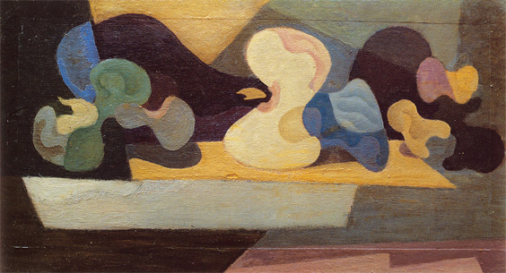 Natura morta con le zucche (1938 ca. ) Tempera su tavola cm 37,5 x 109